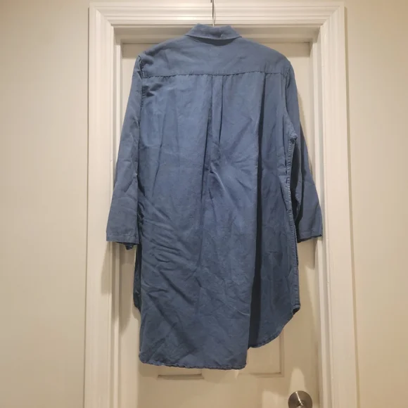 Vikolino European Linen Dress With Pockets Classic Tunic - Picture 10 of 13